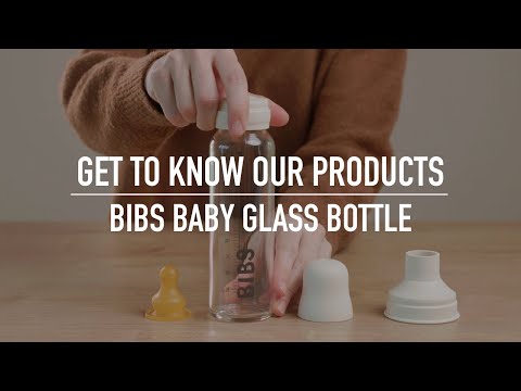 Biberon in vetro Bibs 225ml, Sage  Baby Glass Bottle Set – PIPI