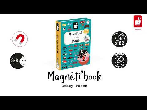 Gioco magnetico Magneti'book, Crazy faces ragazzo