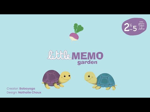 Gioco di osservazione e memoria Little memo garden | Djeco DJ08559