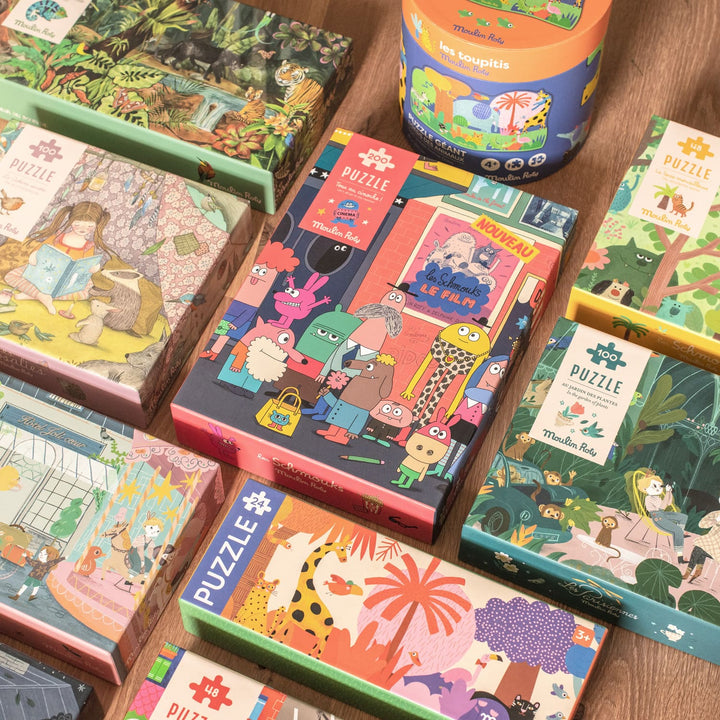 Puzzle The rainbow jungle, 24pcs