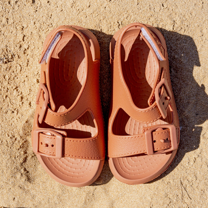 Sandali leggeri e flessibili in gomma morbida, Maui Terracotta