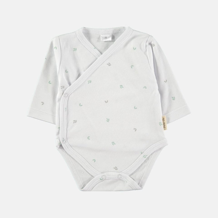 Long-sleeved crossover bodysuit in pima cotton, Colors