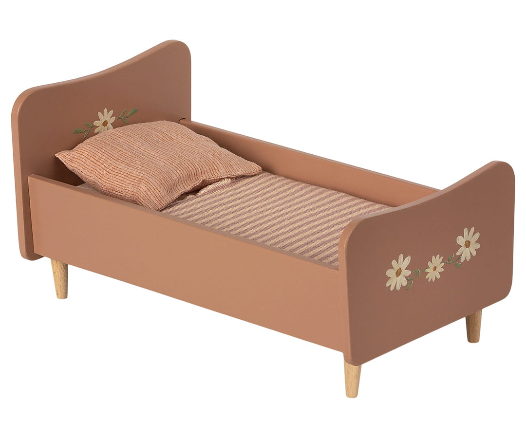 Maileg | Letto in legno, mini - Rosa