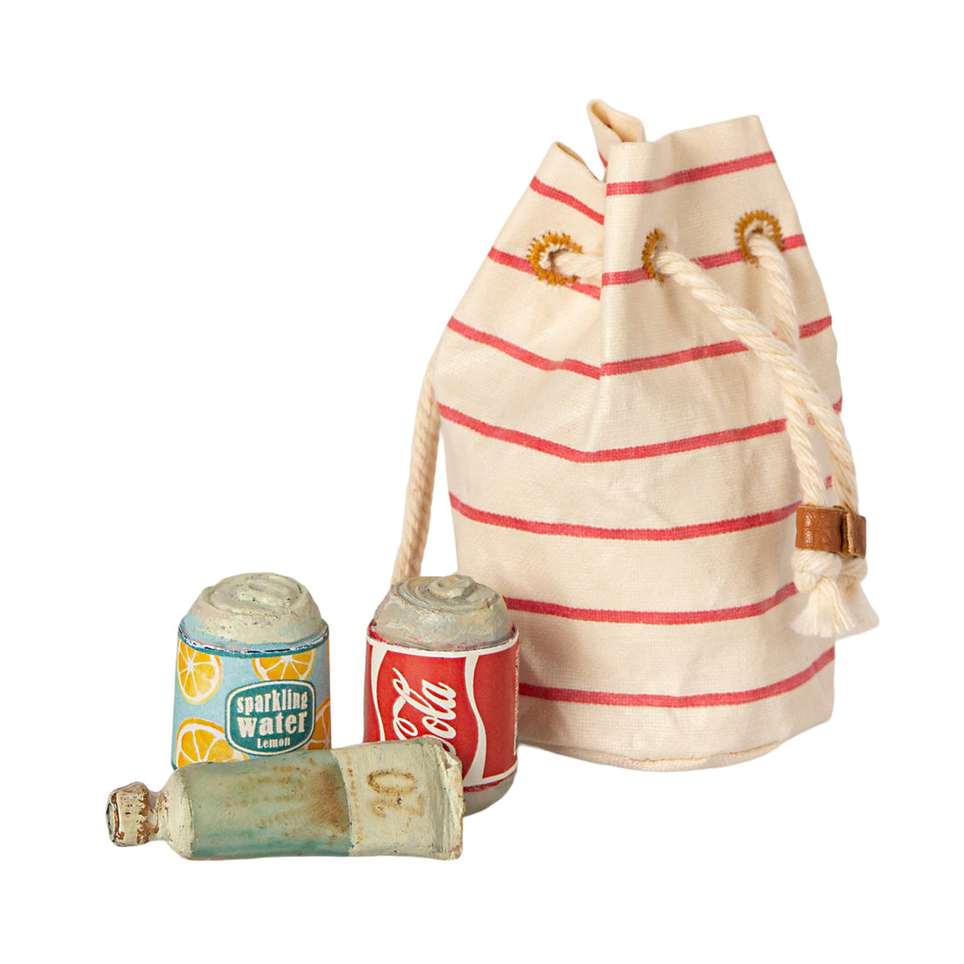 Maileg | Mini Borsa spiaggia, Bag with beach essentials