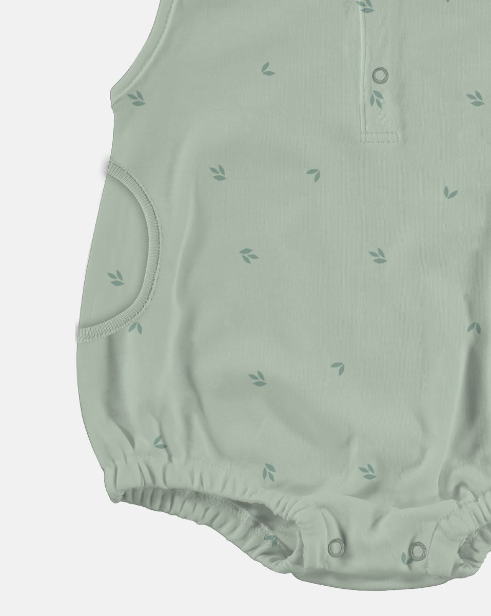 Pagliaccetto smanicato laurel aqua