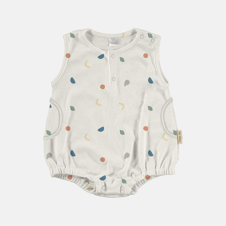 Petit Oh! | Pagliaccetto smanicato Fruit multi vanilla