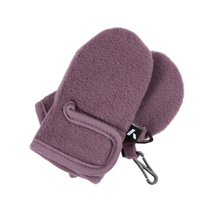 Muffole / Guanti in Pile Prugna con Velcro Bimba | Name It
