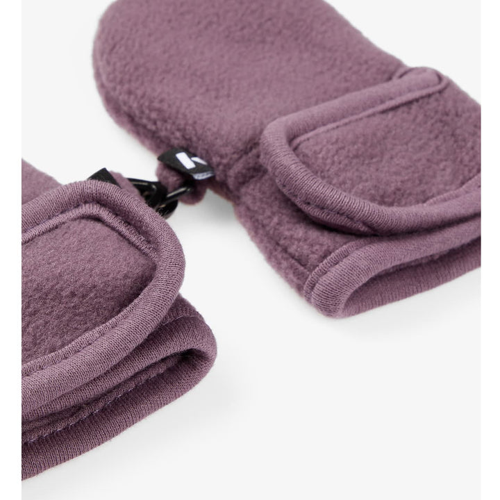 Muffole / Guanti in Pile Prugna con Velcro Bimba | Name It