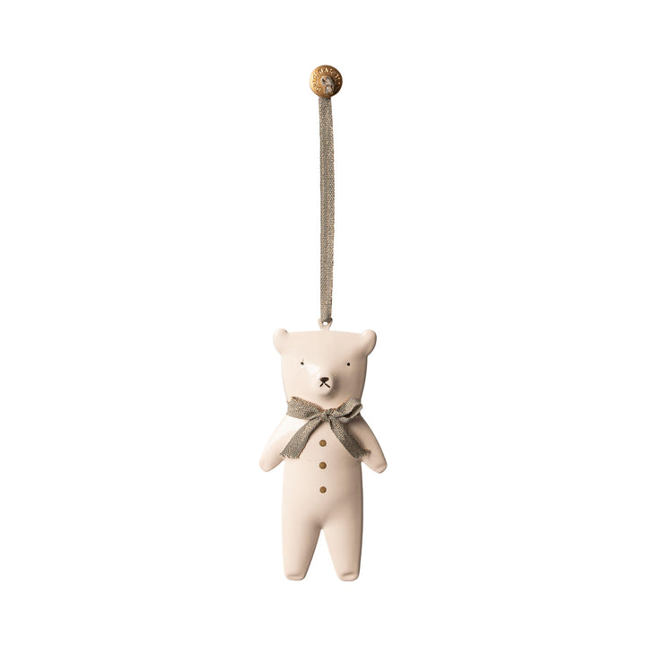 Maileg | Ornamento Natalizio in metallo, Orsacchiotto - Teddy Bear