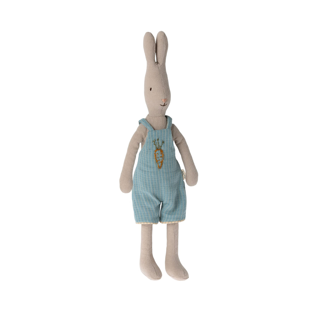 Maileg | Coniglio con salopette, Size 2, Rabbit overall