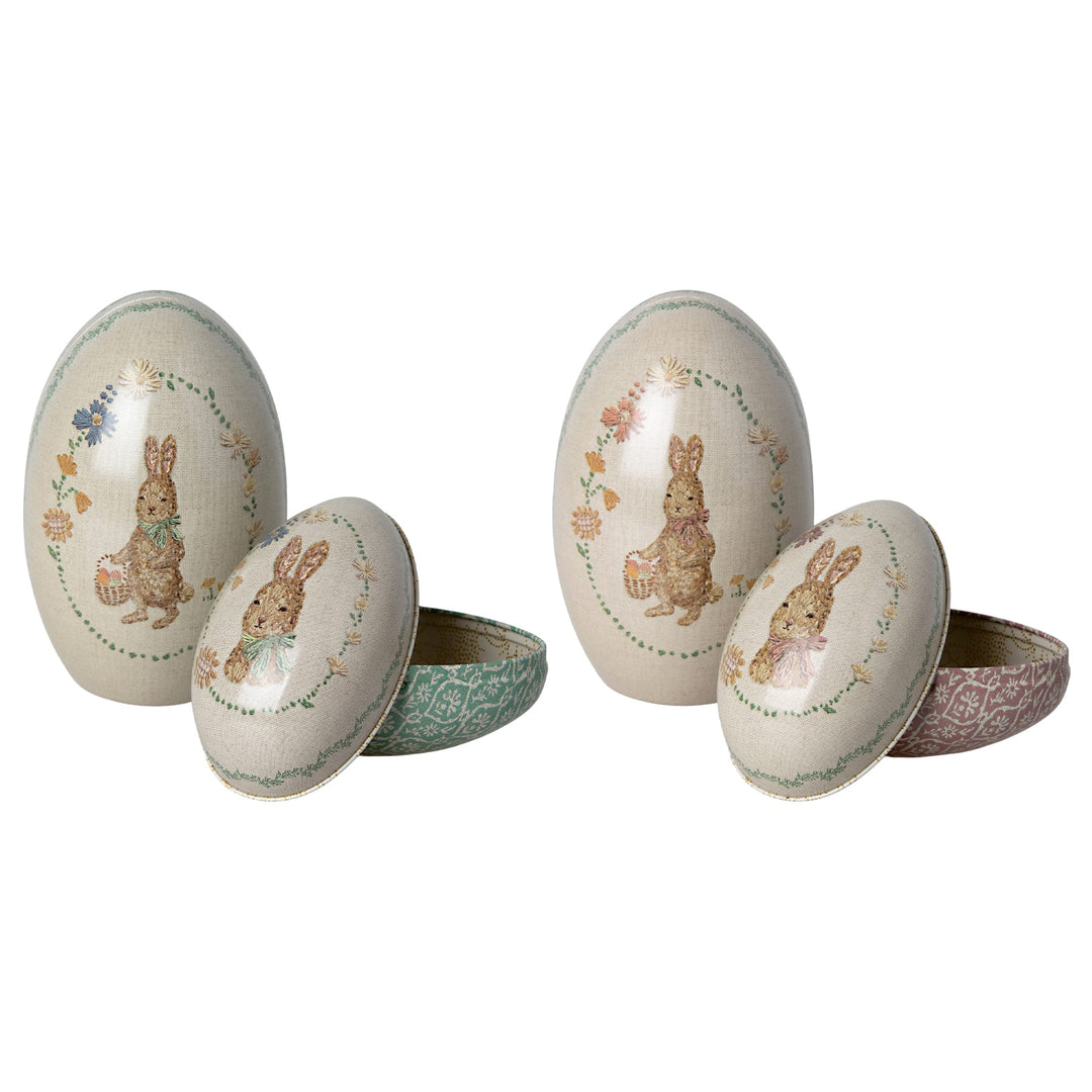 Maileg | Set di uova di Pasqua in metallo (2 pezzi)