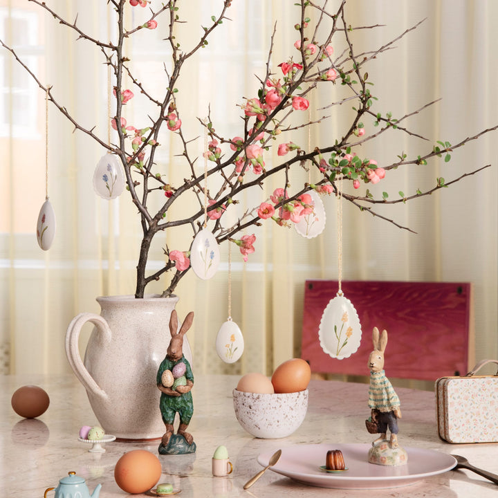 Maileg | Ornamento di Pasqua in metallo, Uovo rosa