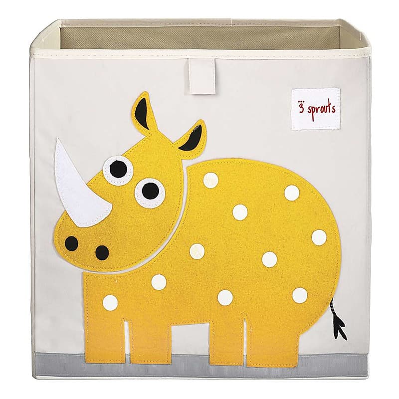 Contenitore Portaoggetti per Librerie Ikea - Rinoceronte - 3 Sprouts
