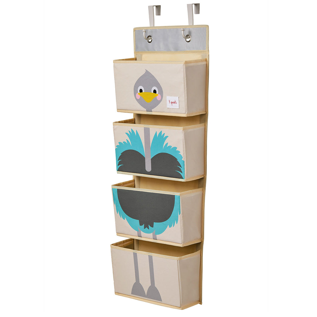 3 Sprouts  Organizer portaoggetti da parete con ganci, Struzzo – PIPI &  PUPU and friends