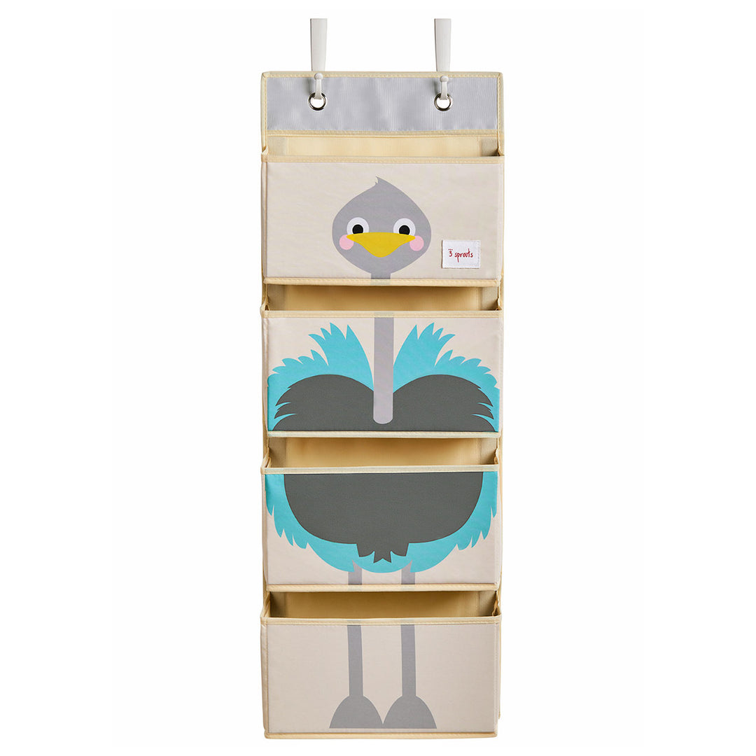 3 Sprouts  Organizer portaoggetti da parete con ganci, Struzzo – PIPI &  PUPU and friends