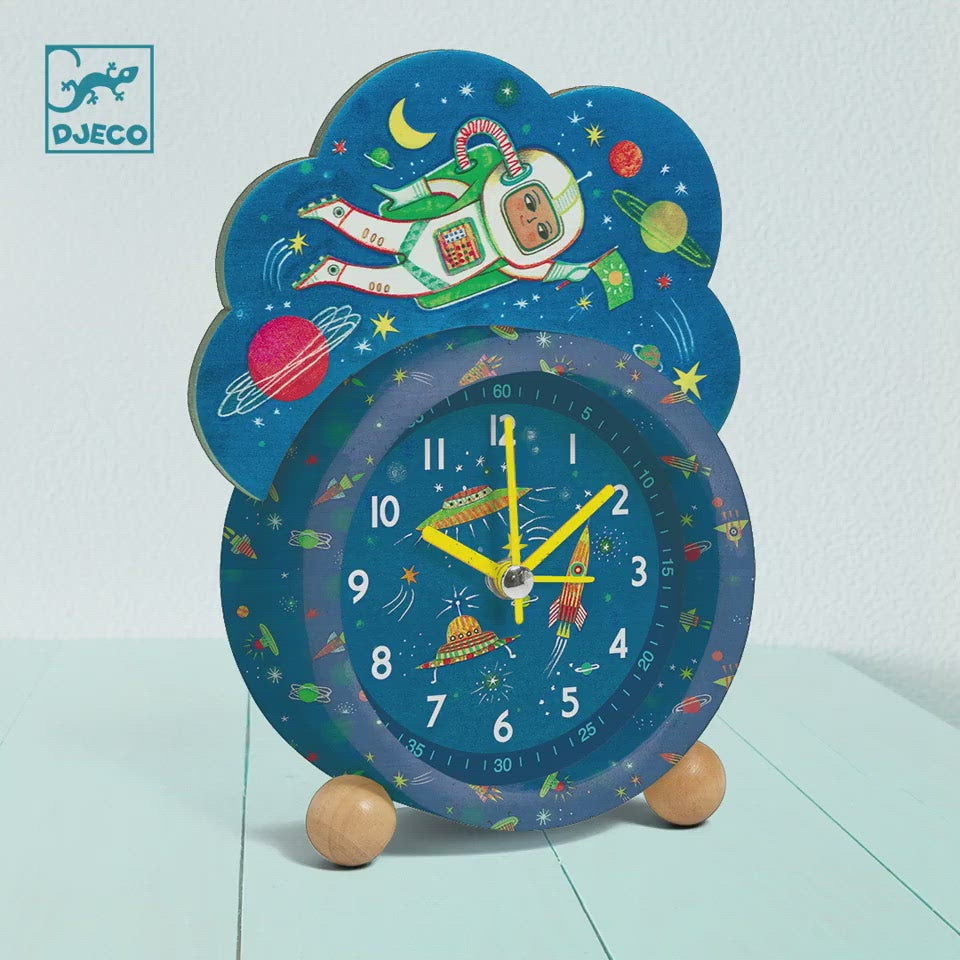 Orologio Sveglia da Tavolo per Bambini, Pesci Giappone | Djeco DD00401