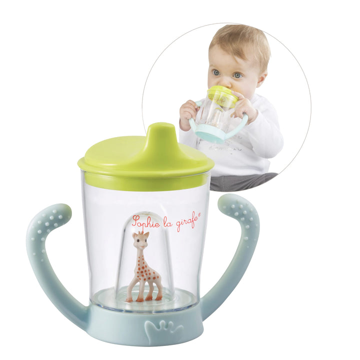 Tazza Salvagoccia con Manici Antiscivolo, Sophie la Giraffa, 180 ml 450409