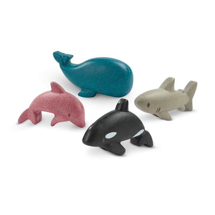 Plan Toys | Set animali marini in legno, Sea Life Set