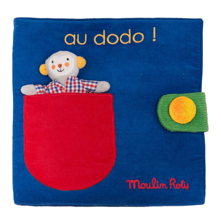 Libro Morbido in Stoffa Attività, A Nanna, Les Popipop | Moulin Roty 661078