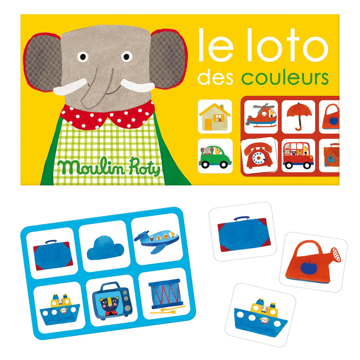 Moulin Roty | Tombola bambini, Le Loto des couleurs Les Popipop 661301