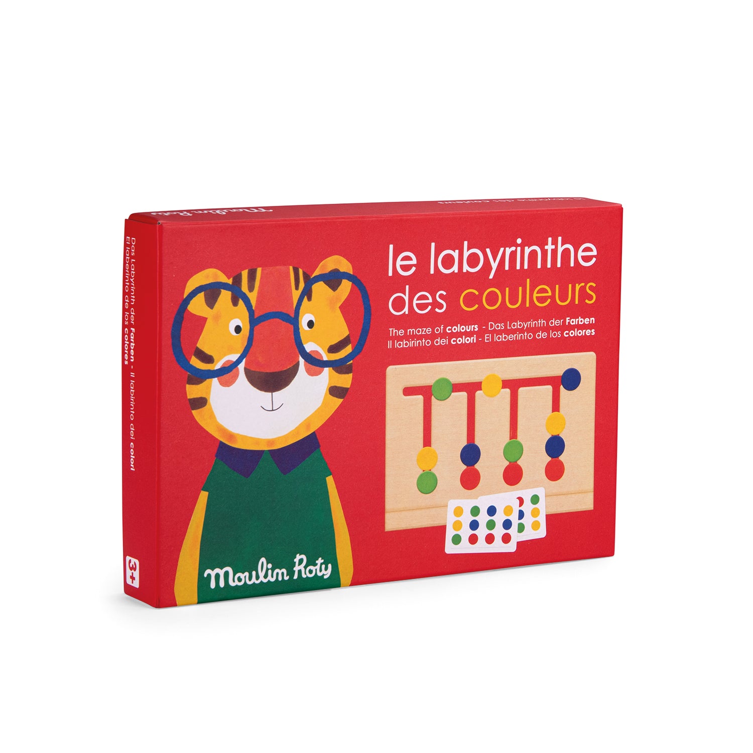 Moulin Roty | Labirinto dei Colori in Legno, Les Popipop