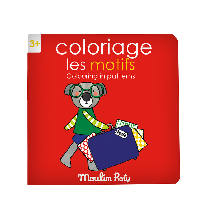 Moulin Roty | Quaderno Educativo da Colorare "Motivi" Les Popipop
