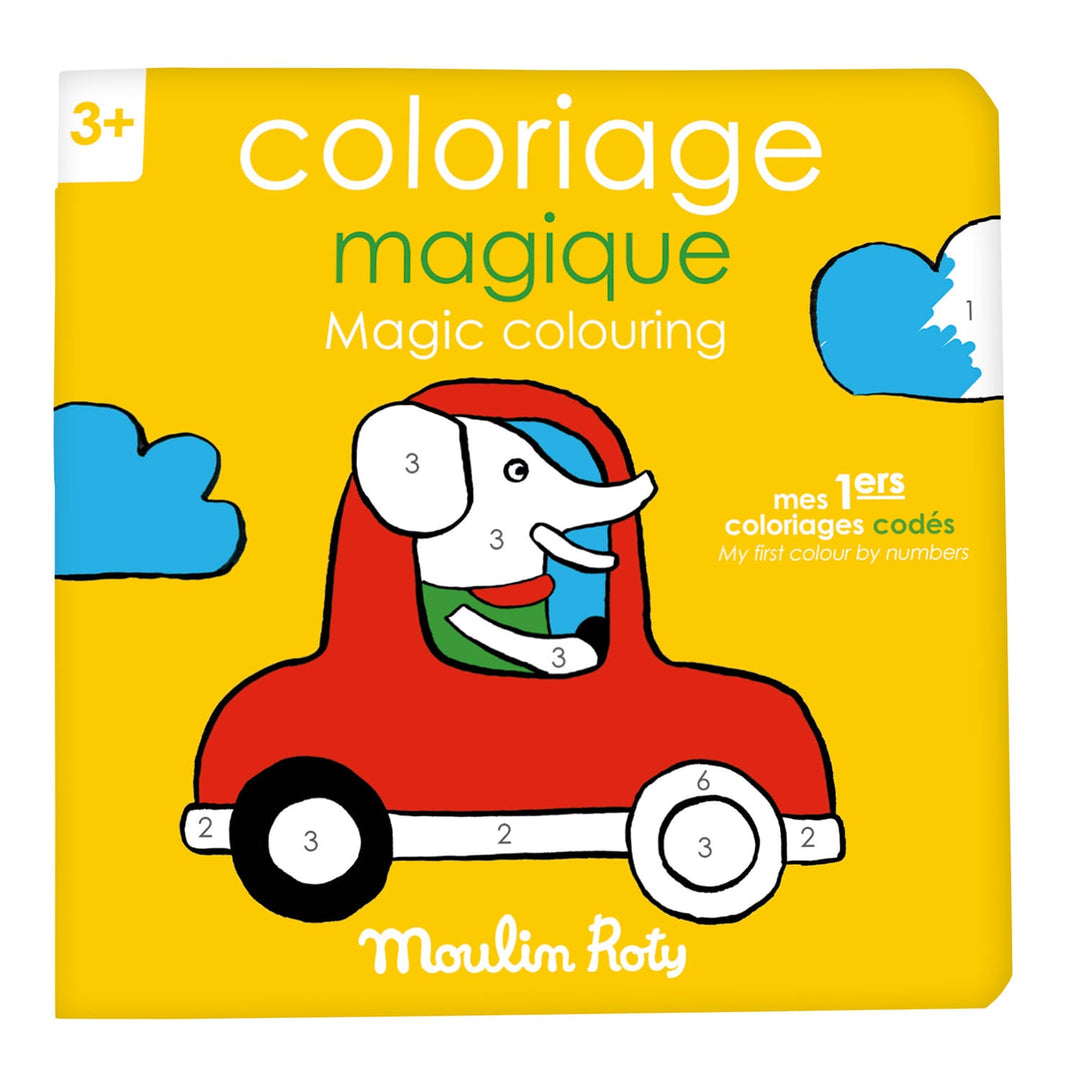 Quaderno Educativo da Colorare con i numeri "Magico" | Moulin Roty 661601