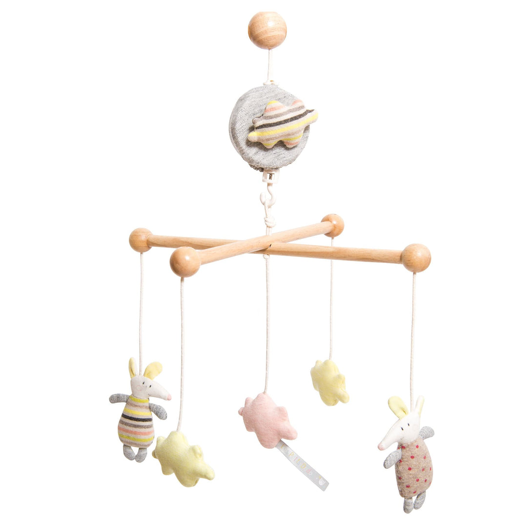 Musical music mobile for cot/cot, Les Petits Dodos