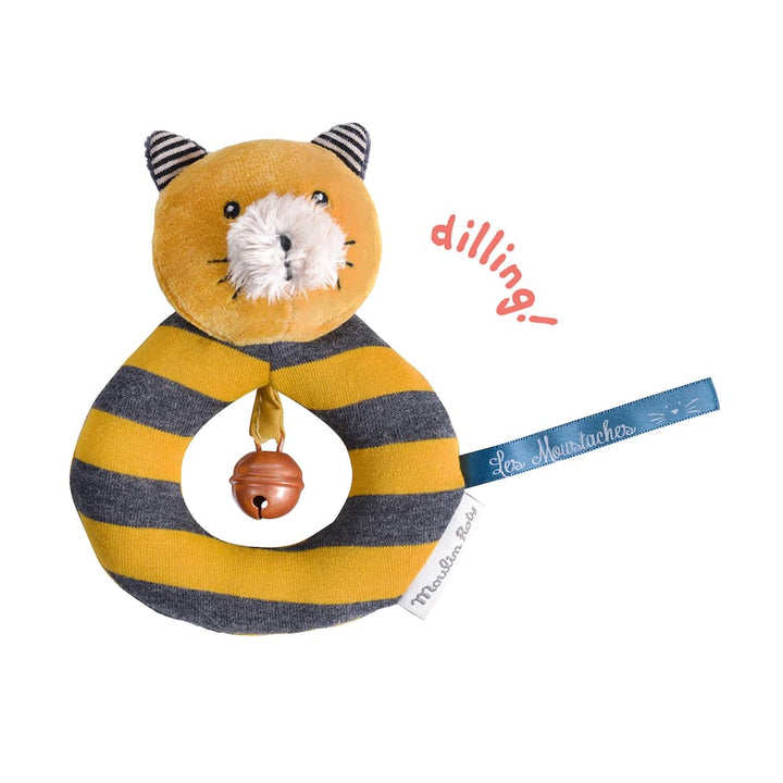 Moulin Roty | Anello Sonaglio Gatto Lulu Les Moustaches