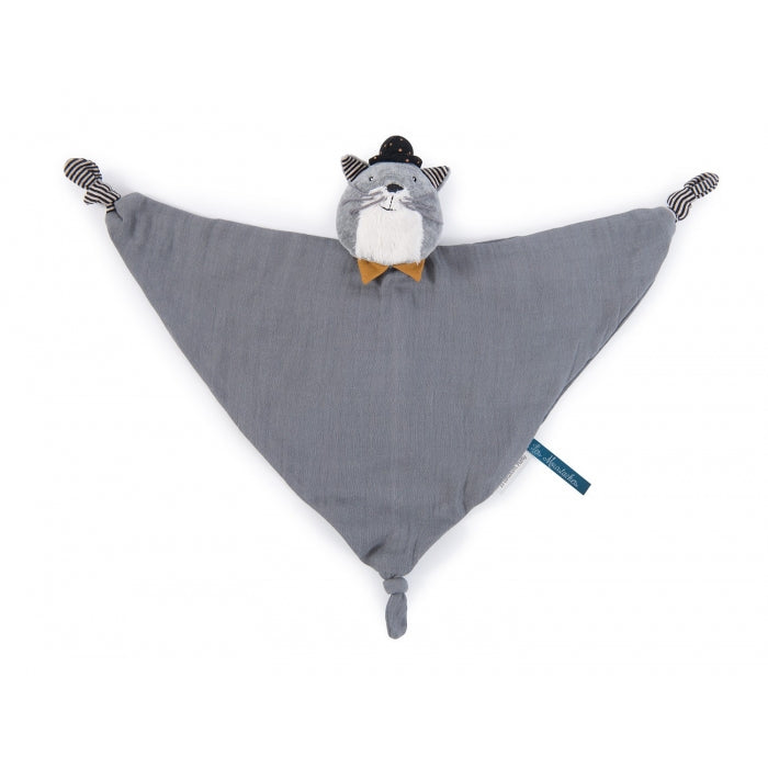 DouDou Gatto Fernand Mussola Cotone Les Moustaches, Moulin Roty 666026