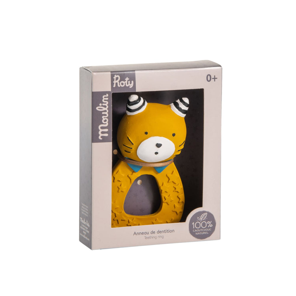 Anello di Dentizione Gatto Lulu Gomma Naturale | Moulin Roty 666372