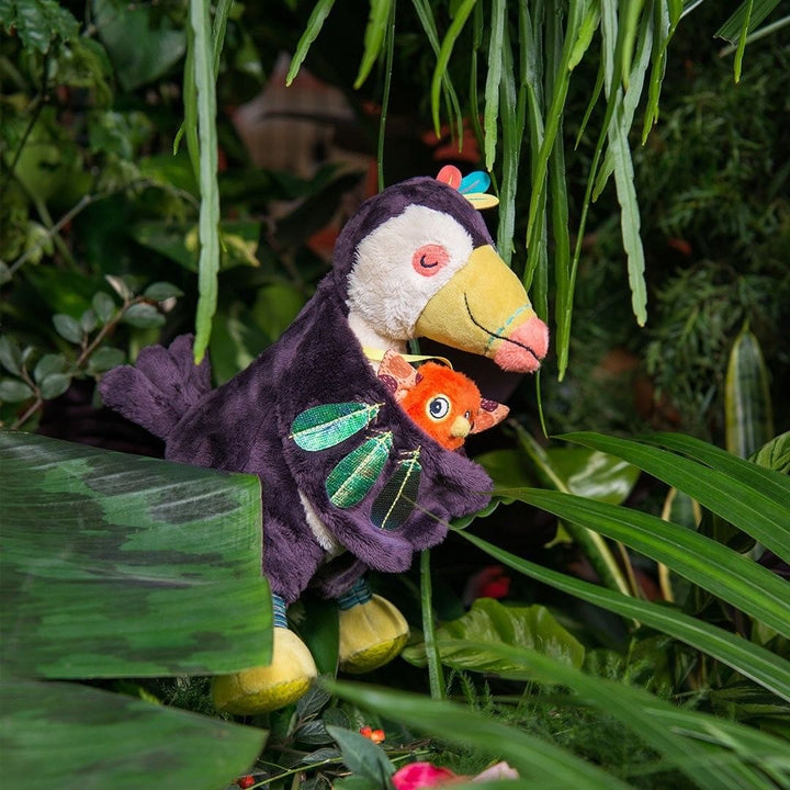 Moulin Roty | Peluche musicale carillon Tucano, Dans la Jungle