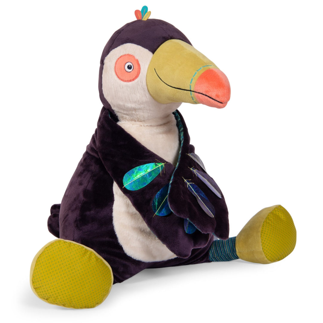 Peluche Gigante Pakou Tucano Attività 65cm Dans la Jungle Moulin Roty