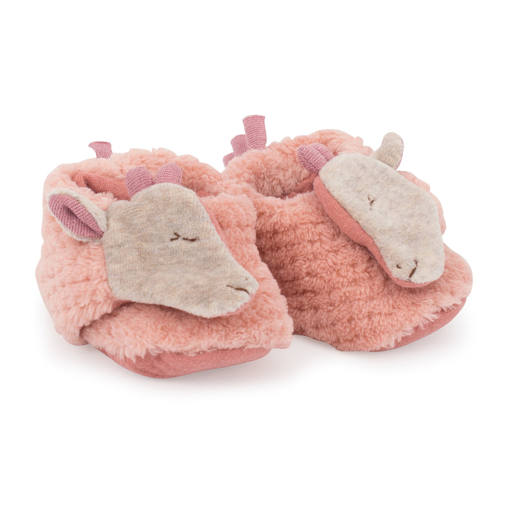 Moulin Roty | Pantofole 0-6 mesi, Giraffa Bibiscus Sous mon Baobab