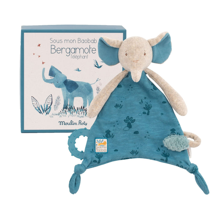 DouDou Porta Ciuccio Bergamote Elefante | Moulin Roty 669016