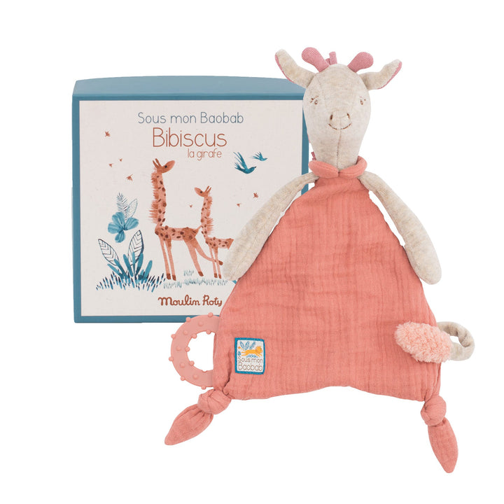 DouDou Porta Ciuccio Bibiscus la Giraffa | Moulin Roty 669017