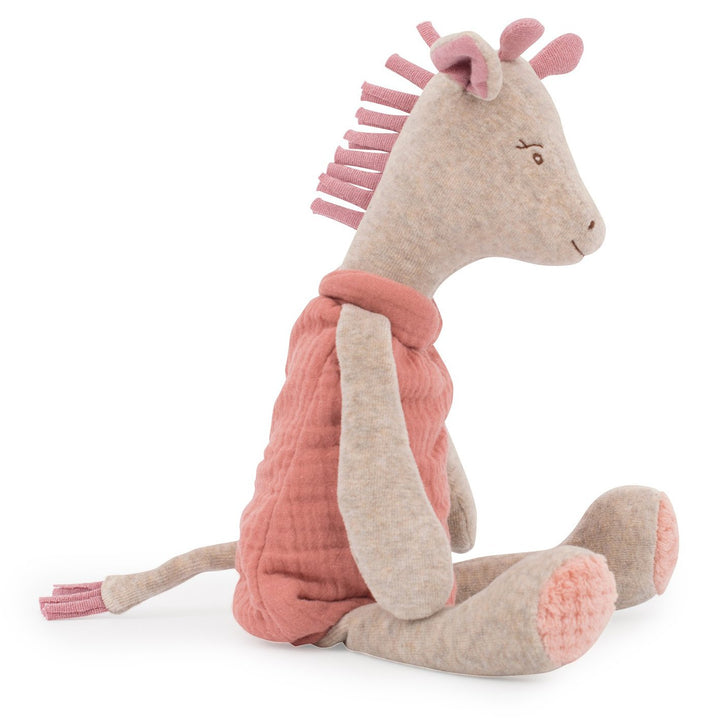 Peluche Giraffa Bibiscus con Scatola Regalo, 37cm | Moulin Roty, 669022