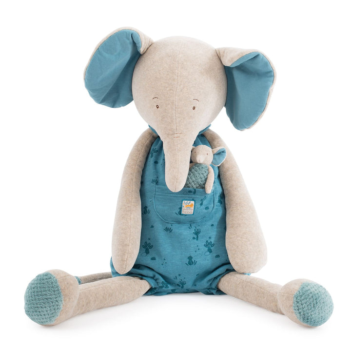 Moulin Roty | Peluche Gigante Elefante Bergamote 88 cm Sous mon Baobab