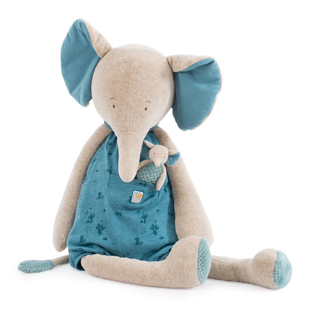 Moulin Roty | Peluche Gigante Elefante Bergamote 88 cm Sous mon Baobab