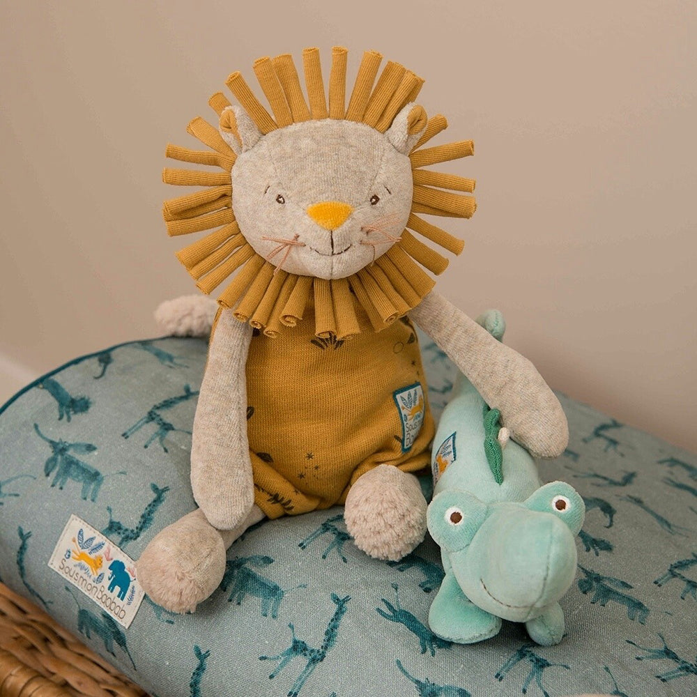 Peluche Musicale - Carillon Leone Paprika 28cm | Moulin Roty | 669041