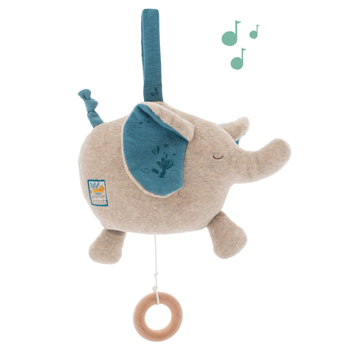 Peluche Musicale - Carillon Elefante 23cm | Moulin Roty | 669057