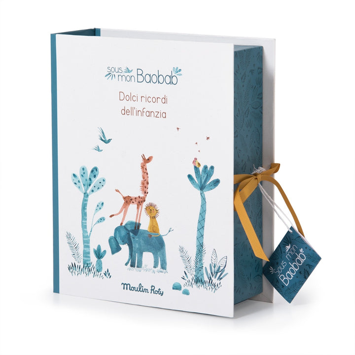 Moulin Roty | Cofanetto Nascita Italiano Sous mon Baobab 669108