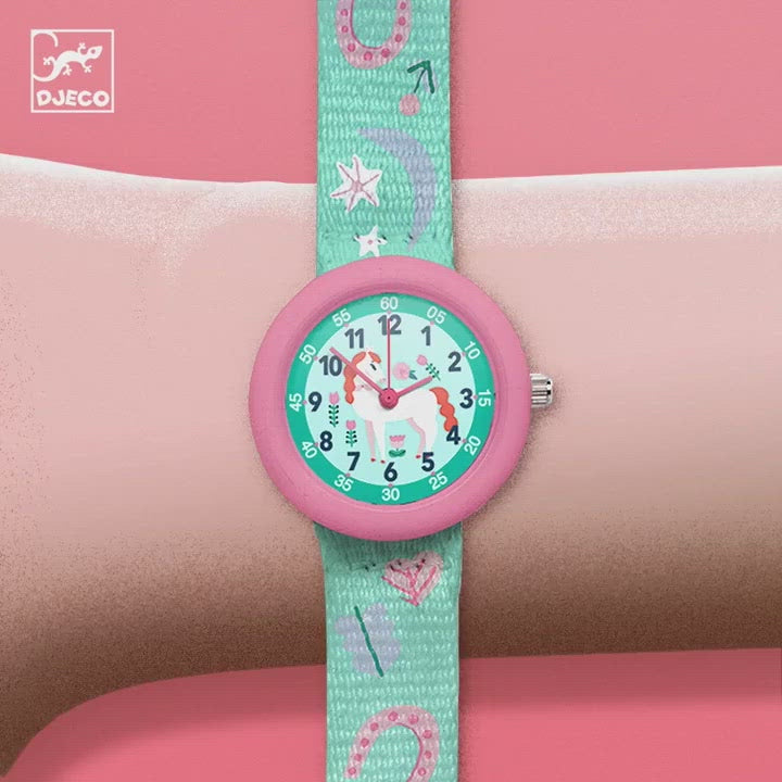 Orologio per Bambini Supereroe Rosso | Djeco DD00422