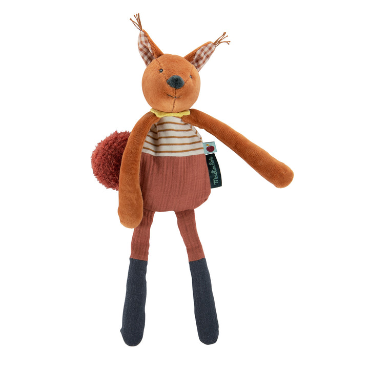 Moulin Roty | Sonaglio morbido Scoiattolo, Pomme des Bois 675006