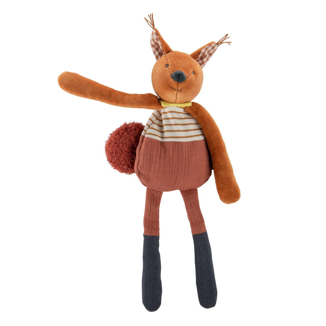 Moulin Roty | Sonaglio morbido Scoiattolo, Pomme des Bois 675006