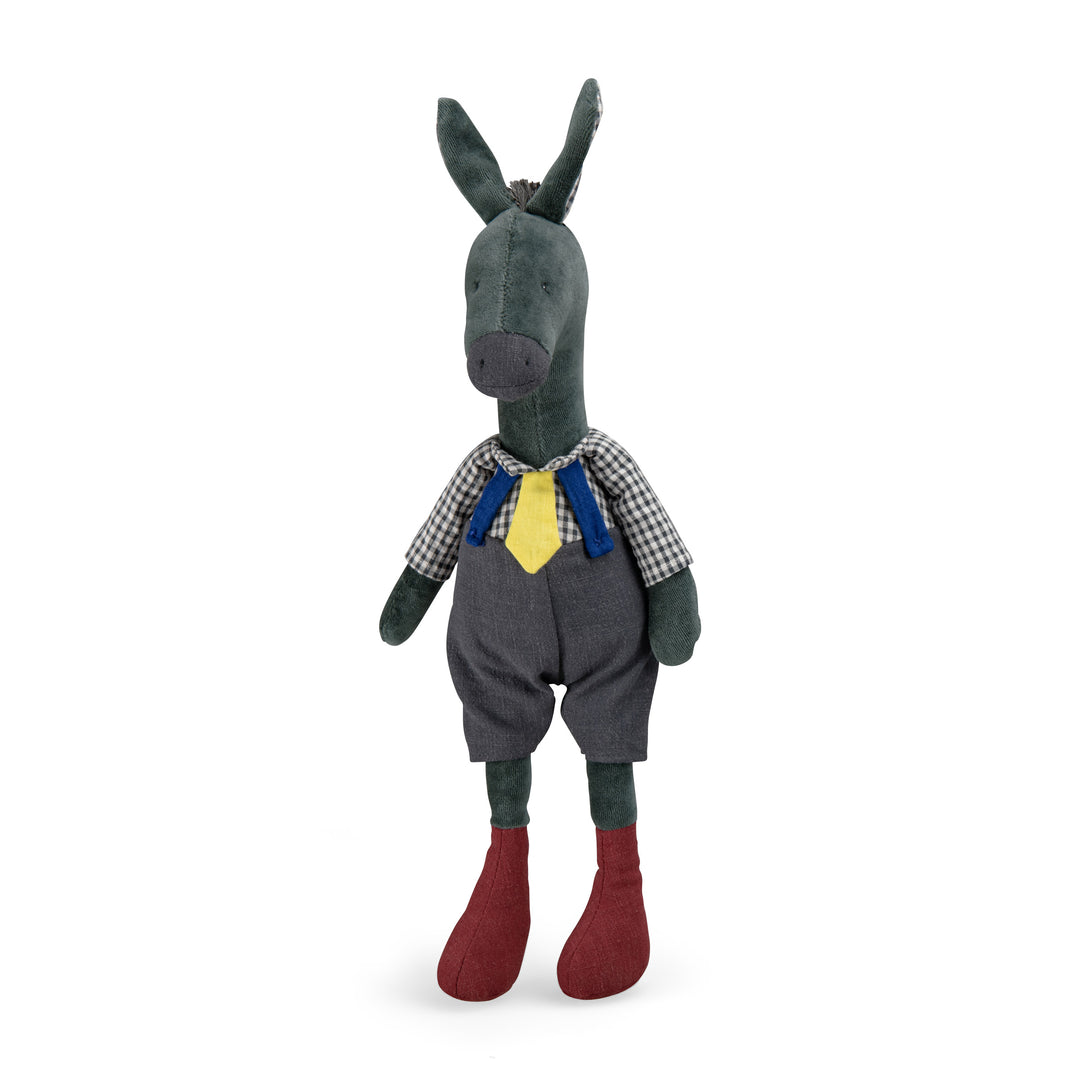 Moulin Roty | Pupazzo Anatole l’Asino, 49cm, Pomme des Bois