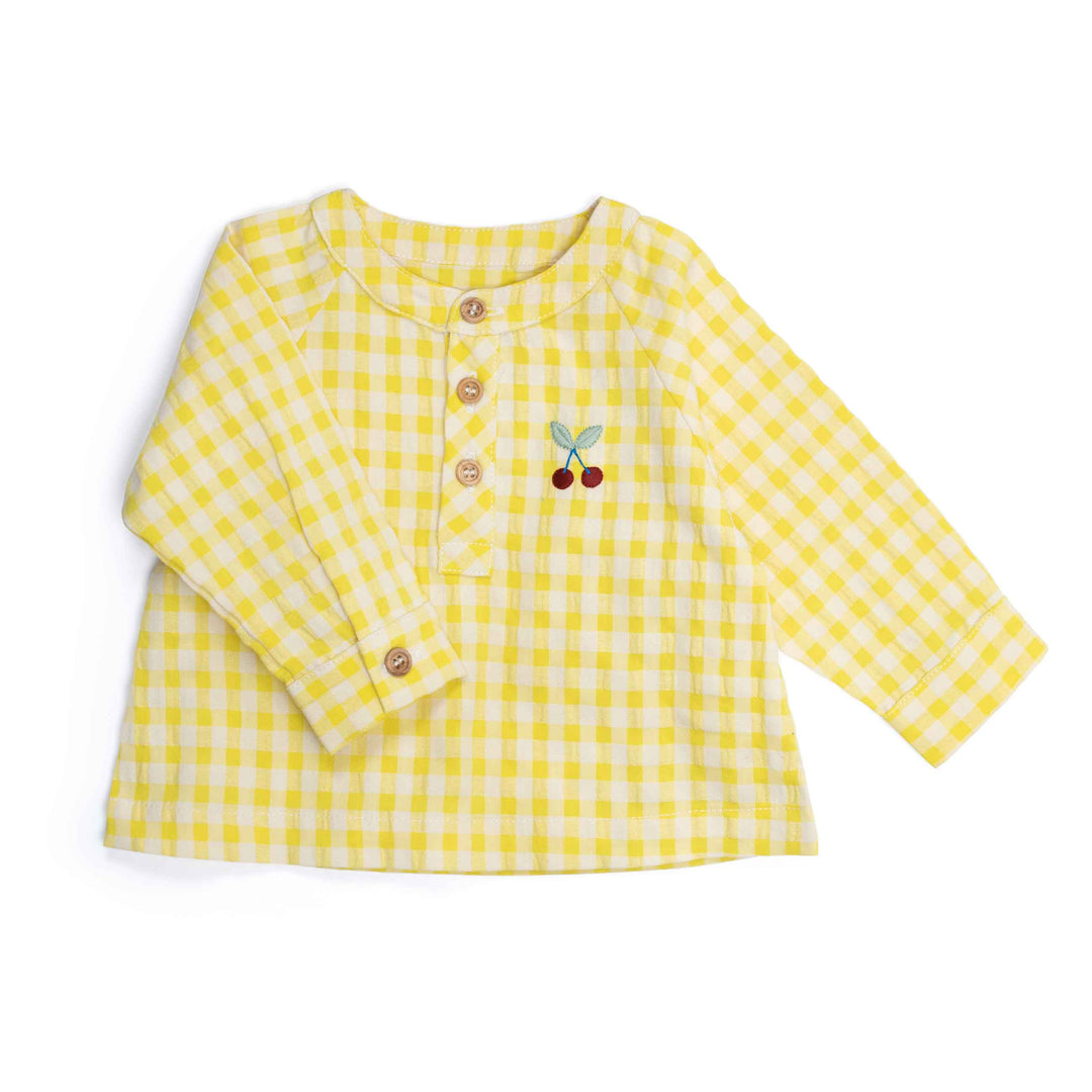 Moulin Roty | Camicia Quadretti Giallo, Félicie Pomme des Bois