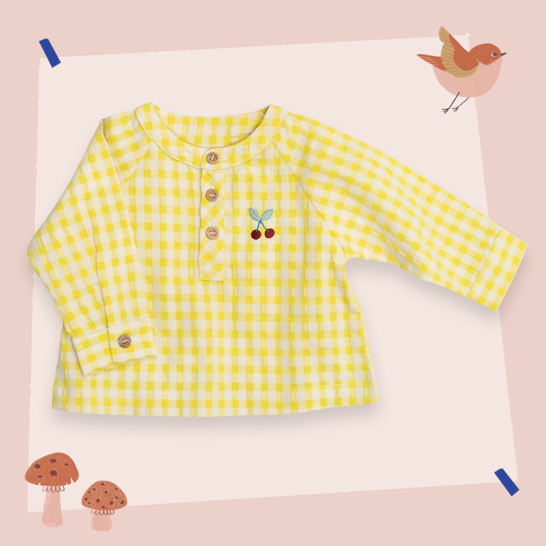 Camicia Quadretti Giallo, Félicie Pomme des Bois