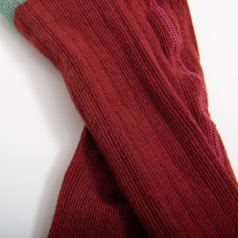 Moulin Roty | Collant Caldi Rosso Granato Erza Pomme des bois