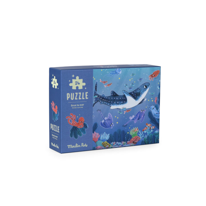 Moulin Roty | Puzzle fosforescente Sotto Mare, Les Aventures de Paulie